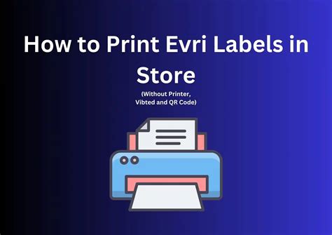 evri label printing too big.